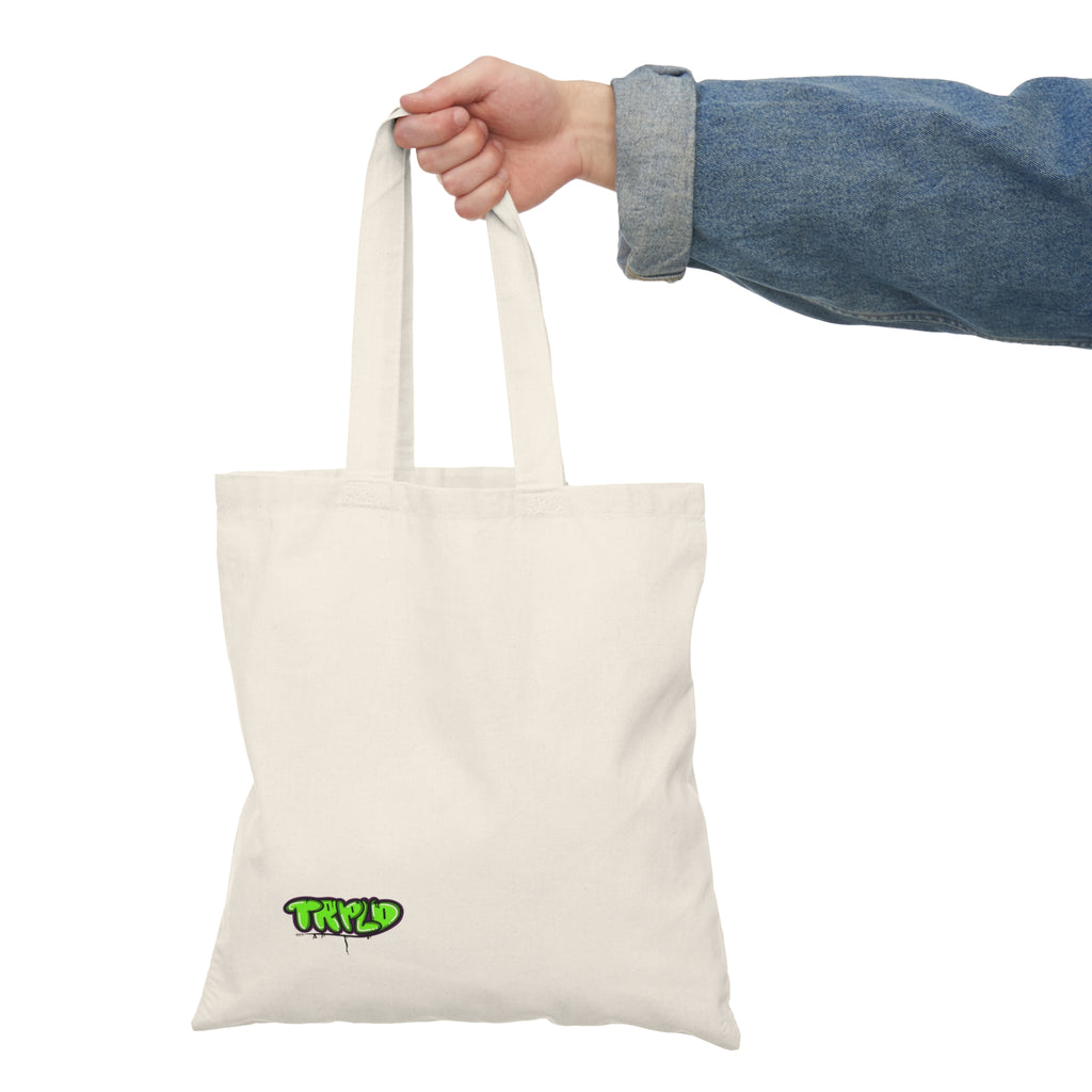 Natural Cotton Tote Bag Everything Hallelujah Coachella Graffiti text